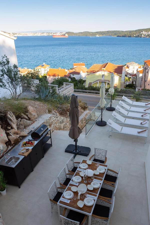 Villa Adria View With Heated Pool I Трогир Екстериор снимка