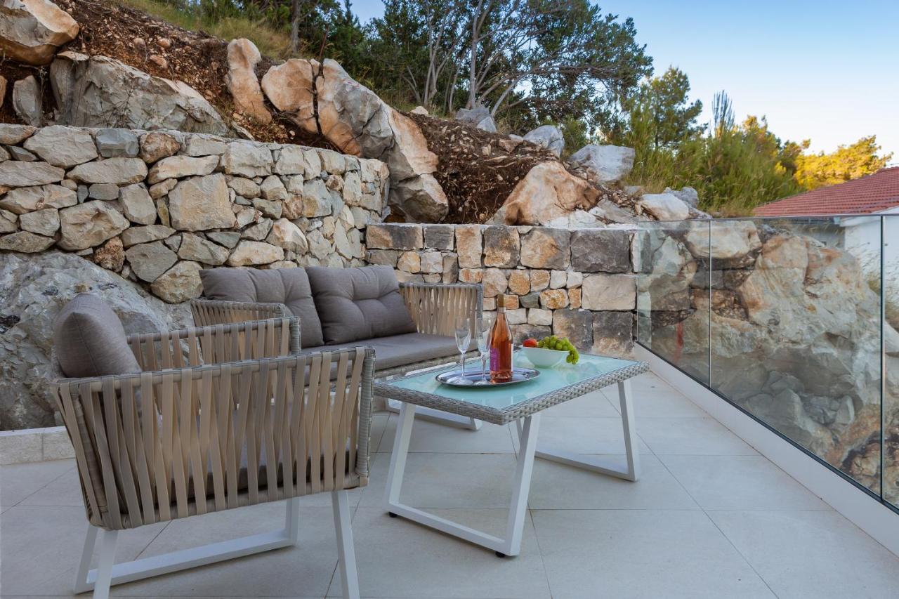 Villa Adria View With Heated Pool I Трогир Екстериор снимка